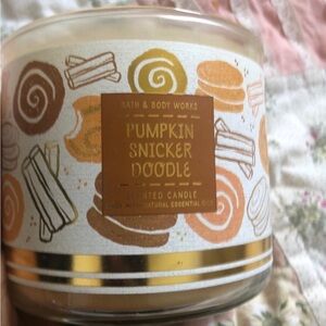 Pumpkin Snickerdoodle Bath & Body Works Candle BRAND NEW NEVER USED!!